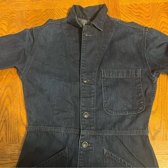 C of H Citizens of Humanity Hailey Jean Denim Utility Jumpsuit Sz XS Relaxed - Picture 4 of 15